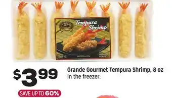 Grocery Outlet Grande Gourmet Tempura Shrimp offer