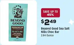 Grocery Outlet Sea Salt Nibs Choc Bar offer