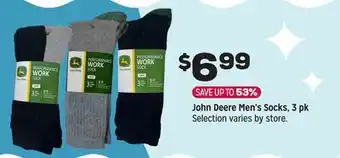 Grocery Outlet John Deere Men's Socks, 3 pk offer