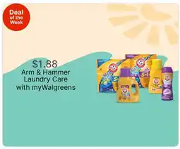 Walgreens Arm & Hammer Laundry Care offer