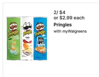 Walgreens Pringles offer