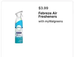 Walgreens Febreze Air Fresheners offer
