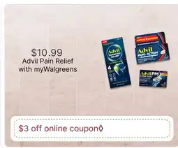 Walgreens Advil Pain Relief offer