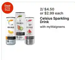 Walgreens Celsius Sparkling Drink offer