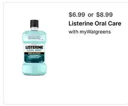 Walgreens Listerine Oral Care offer