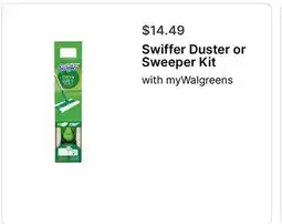 Walgreens Swiffer Duster or Sweeper Kit offer