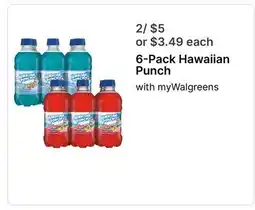 Walgreens 6-Pack Hawaiian Punch offer