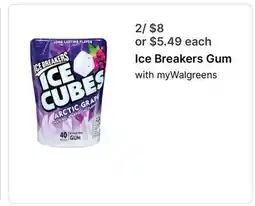 Walgreens Ice Breakers Gum offer