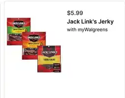 Walgreens Jack Link's Jerky offer