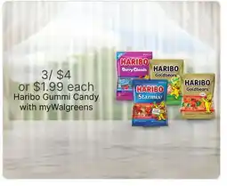 Walgreens Haribo Gummi Candy offer