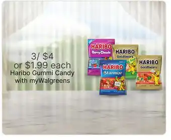 Walgreens Haribo Gummi Candy offer
