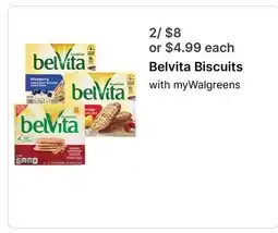 Walgreens Belvita Biscuits with offer