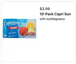 Walgreens 10-Pack Capri Sun offer