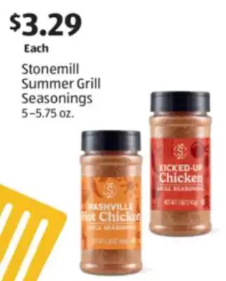 Aldi Stonemill Summer Grill Seasonings offer