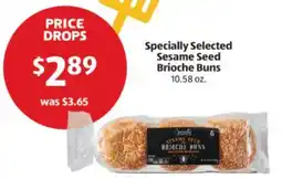 Aldi Specially Selected Sesame Seed Brioche Buns offer