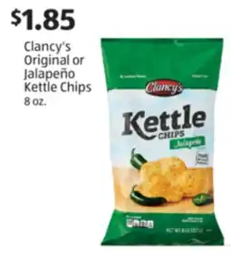 Aldi Clancy's Original or Jalapeño Kettle Chips offer