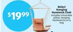 Aldi Belavi Hanging Hammock Chair offer