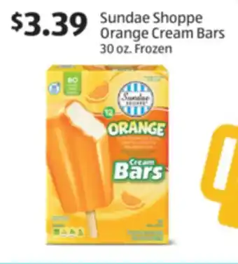 Aldi Sundae Shoppe Orange Cream Bars offer