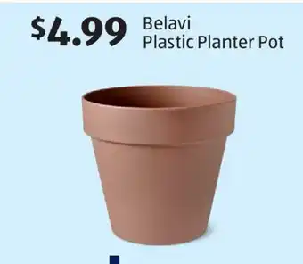 Aldi Belavi Plastic Planter Pot offer