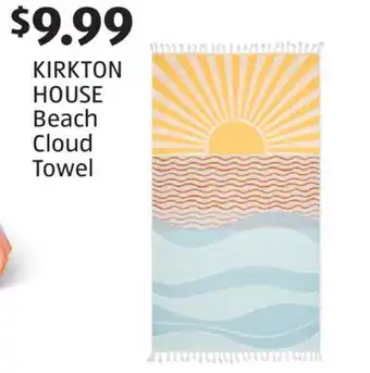 Aldi KIRKTON HOUSE Beach Cloud Towel offer