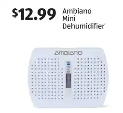 Aldi Ambiano Mini Dehumidifier offer