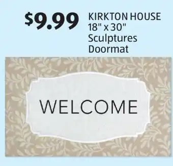 Aldi KIRKTON HOUSE 18 x 30 Sculptures Doormat offer