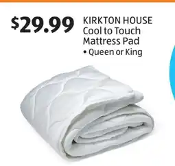 Aldi KIRKTON HOUSE Cool to Touch Mattress Pad offer