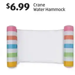 Aldi Crane Water Hammock offer