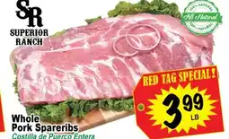 Superior Grocers Whole Pork Spareribs offer