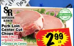 Superior Grocers Pork Loin Center Cut Chops offer