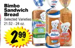 Superior Grocers Bimbo Sandwich Bread offer