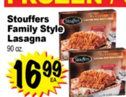 Superior Grocers Stouffers Family Style Lasagna offer