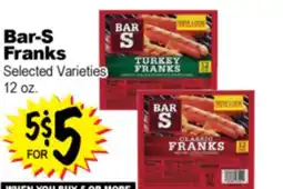Superior Grocers Bar-S Franks offer