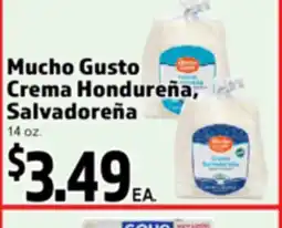 Superior Grocers Mucho Gusto Crema Hondurena, Salvadorena offer