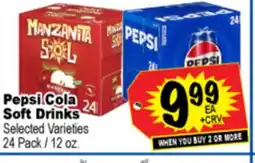 Superior Grocers Pepsi Cola Soft Drinks offer