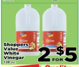 Superior Grocers Shoppers Value White Vinegar offer