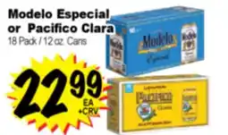 Superior Grocers Modelo Especial or Pacifico Clara offer
