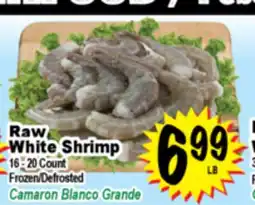 Superior Grocers Raw White Shrimp offer