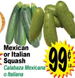 Superior Grocers Mexican or Italian Squash offer