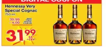 Superior Grocers Hennessy Very Special Cognac offer