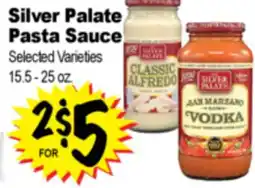 Superior Grocers Silver Palate Pasta Sauce offer