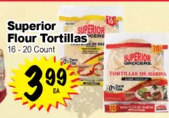 Superior Grocers Superior Flour Tortillas offer