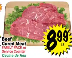 Superior Grocers Beef Cured Meat offer