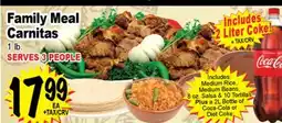 Superior Grocers Family Meal Carnitas offer