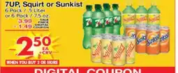 Superior Grocers 7UP, Squirt or Sunkist offer
