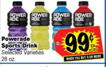 Superior Grocers Powerade Sports Drink offer