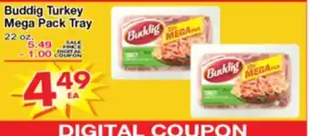 Superior Grocers Buddig Turkey Mega Pack Tray offer