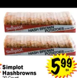 Superior Grocers Simplot Hashbrowns offer