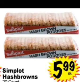 Superior Grocers Simplot Hashbrowns offer