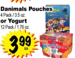 Superior Grocers Danimals Pouches offer